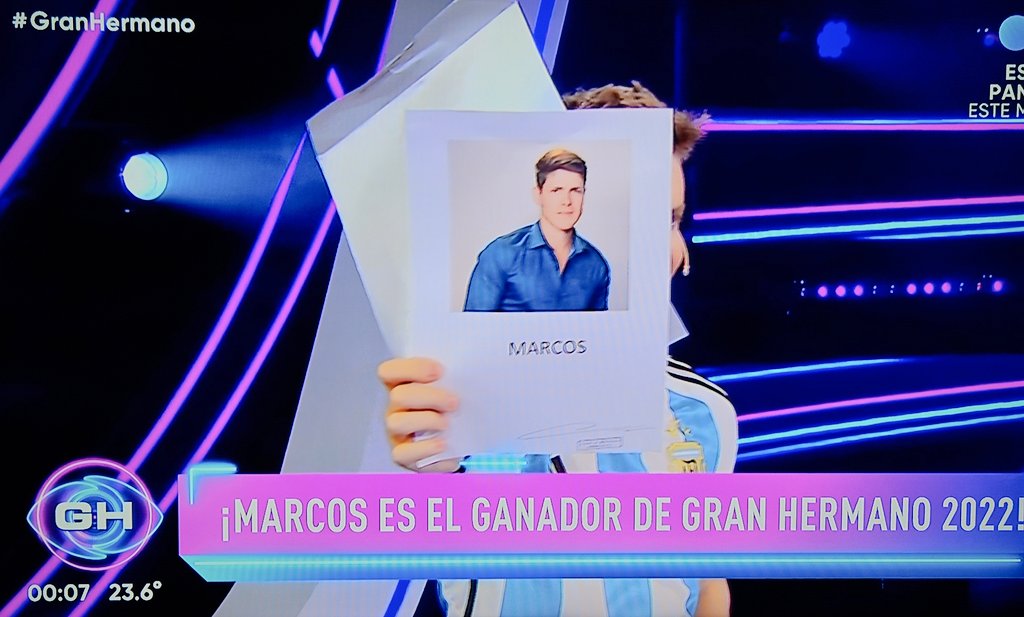 geabill's tweet photo. MARCOS ES EL GRAN HERMANO
Felicitaciones Primo
Marcos y Morita apagan la luz!
#GranHermano #GranHermano2023 https://t.co/tVyhK9Y9tF