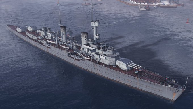 🟥巡洋艦 KOENIGSBERGケーニヒスベルク級軽巡洋艦は、その大きさの割に極めて強力な主砲と雷装を備えており、また、
