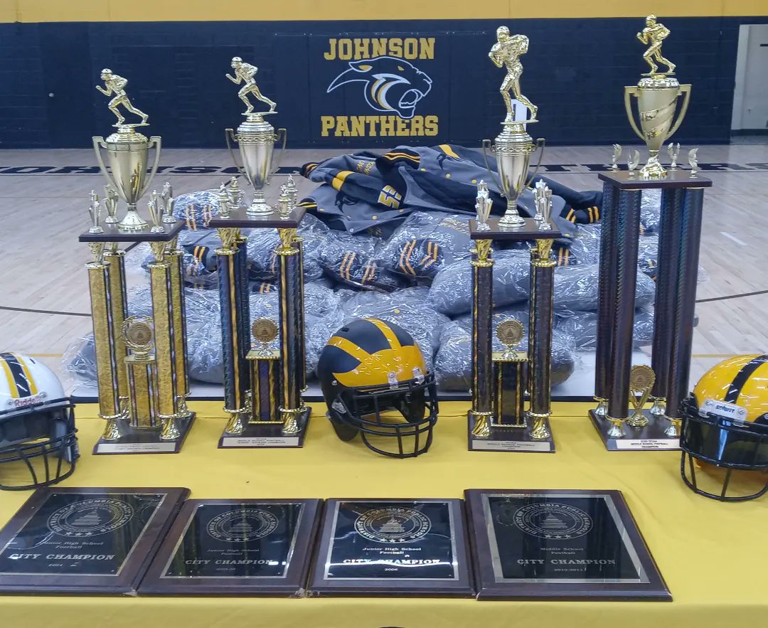 MichaelSharrie1's tweet photo. Great Day in PANTHER NATION. Championship jackets were given out today.  #WeAreJohnson https://t.co/rEP0rzNUyt