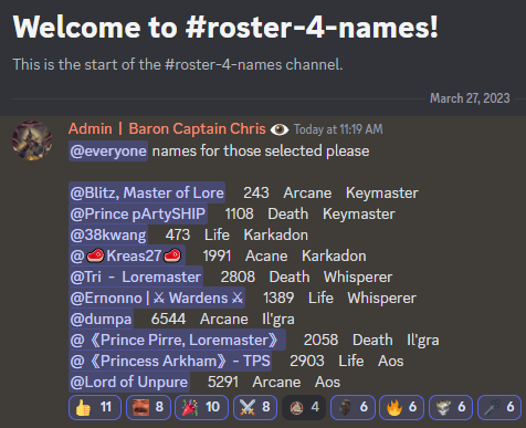 pArtySHIP1202's tweet photo. What an honor to have one of your #Prime Champs to be selected for in-game arena roster @ChampionsIO !!! The added bonus is to be the first #Keymaster to be tested in battle - Artemis will proudly represent the #HouseOfDeath from @TheWardensGC ... https://t.co/CWBmG3bSVY