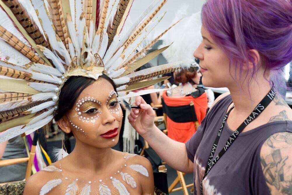 2016 @artworldexpo champion Kathleen Fowlstone from Little Monsters Studio is back at our event this Friday live painting on site! Come out to the gala on Friday...less than 100 tickets left! theartworldexpo.com #artworldexpo #yvrevents #makeup #specialeffects <a href="/IMATS/">IMATS</a>