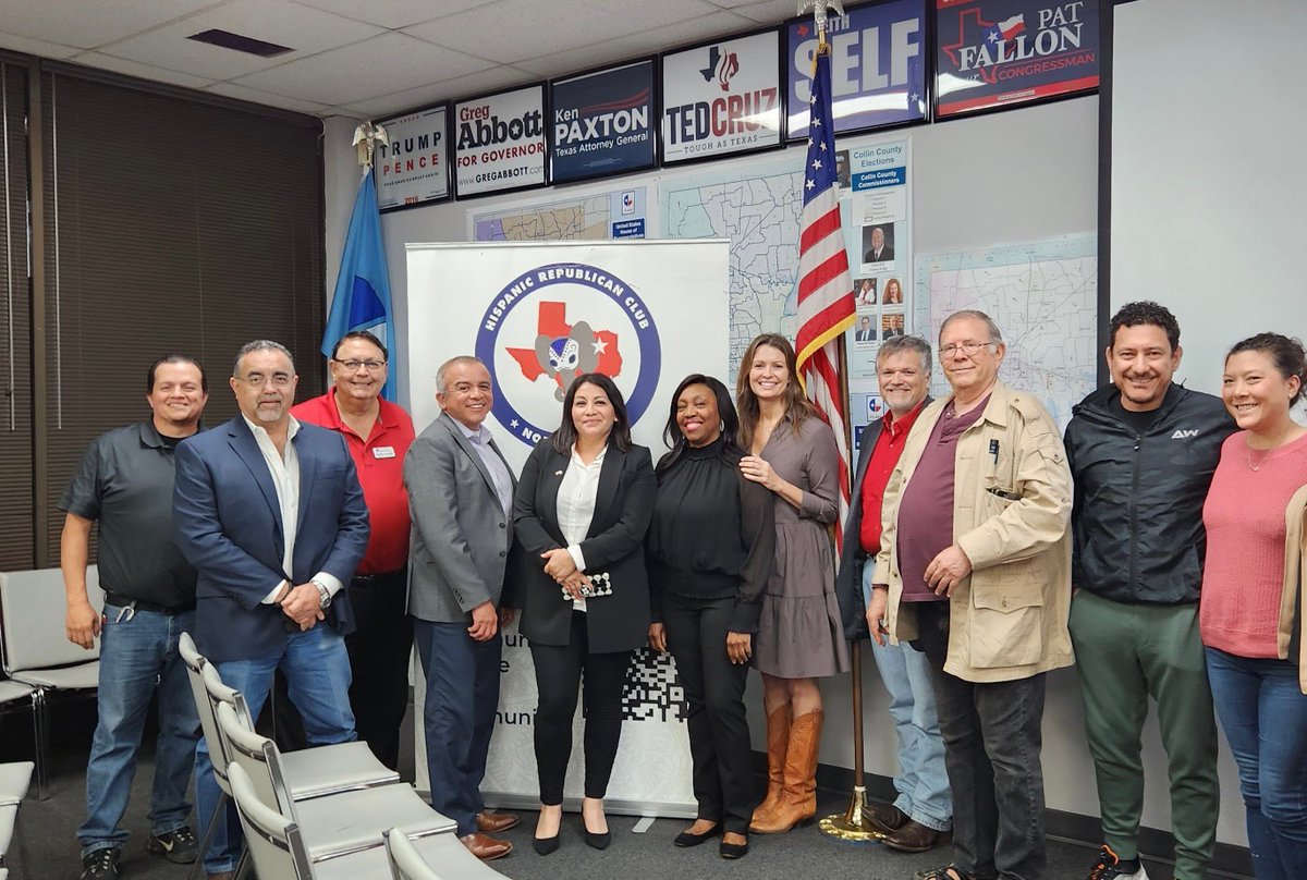 HRCNTGOP's tweet photo. The HRCNT had another amazing meeting today. We have been getting new members so our membership is definitely growing. Special thanks to our speakers Paul Davis and Lynn Strawn Davenport
#Godisgood
#Republicanlatinos https://t.co/Lj3GSTmvyY