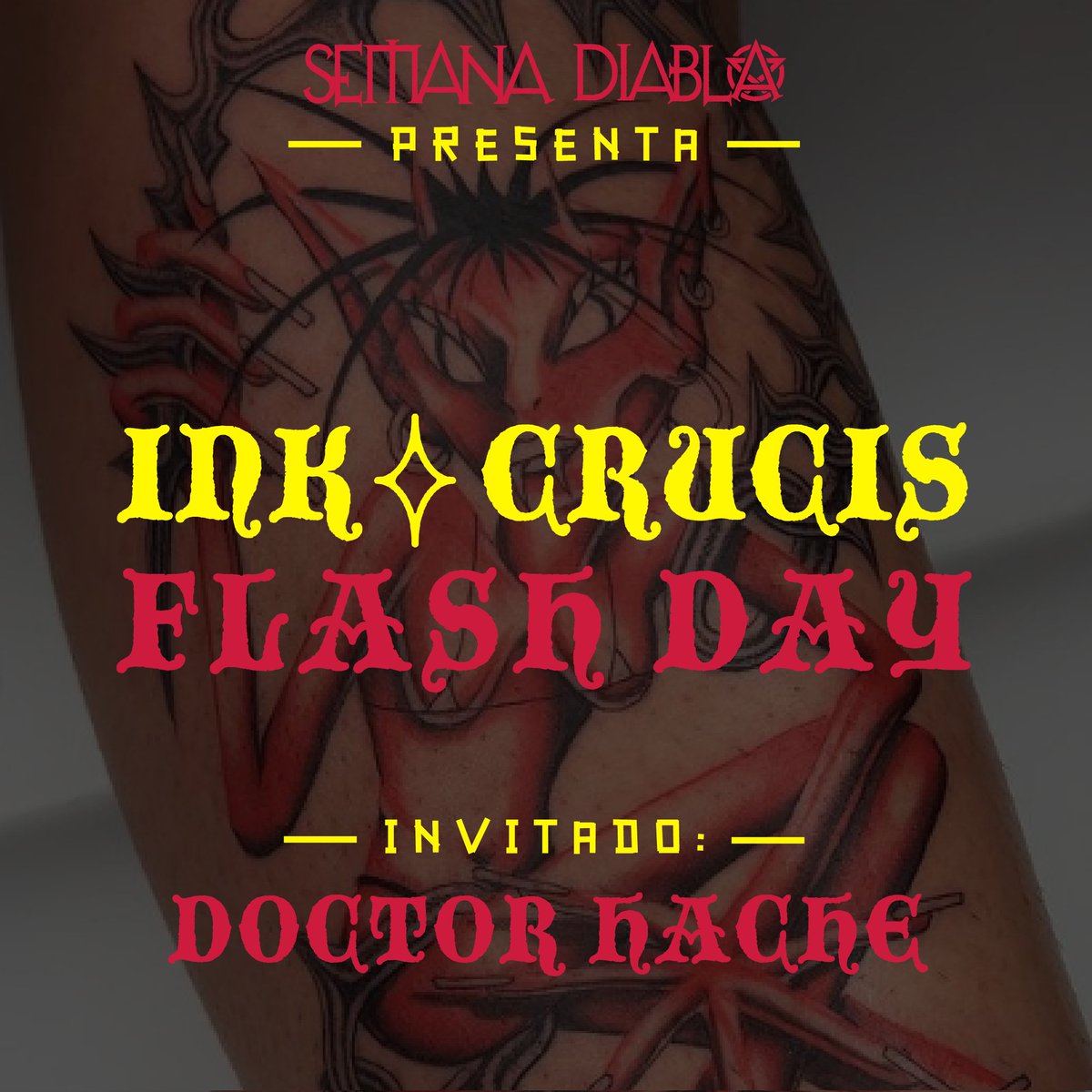 FlushDelay's tweet photo. +INK CRUCIS FLASH DAY+
| Viernes 7 de abril - 1 PM
| Bruselas 11, Juárez
#tattoo #tattoos  #tatuaje #tatuajes #cdmx #coloniajuarez #cosmotattoomx #artprint #illustration #serigrafia #screenprint #art #artist #artistasmexicanos #artbooks #librosdearte #cerveza #semanasanta #diablo https://t.co/rUGqQaRdV8