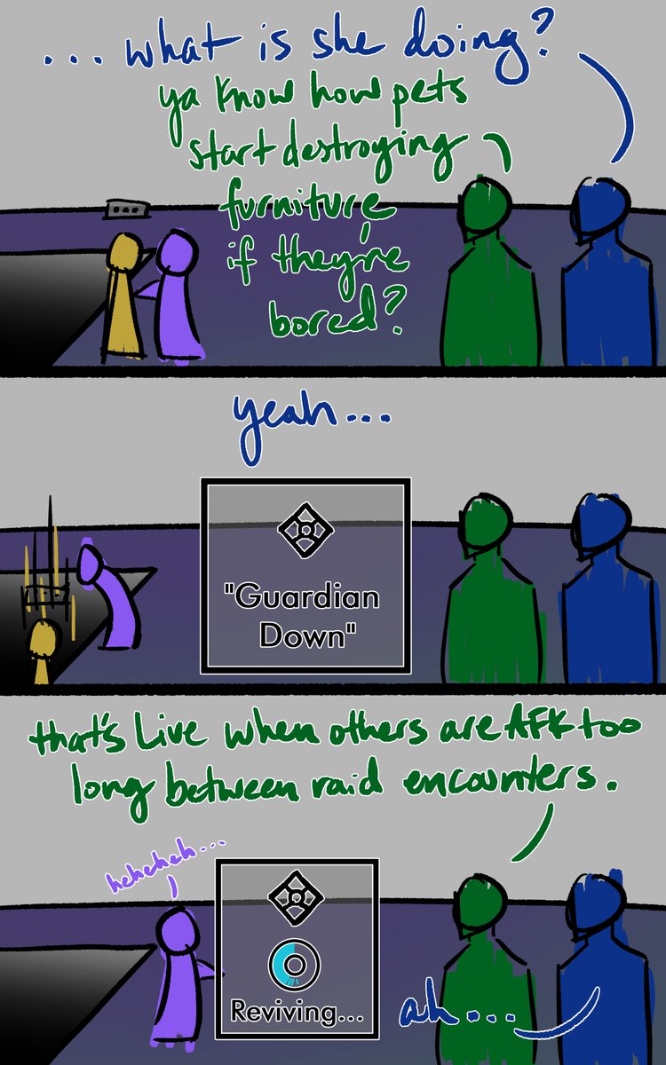 I lost motivation to continue because drawing guardians is hard. But you get the idea. #destiny2 #guardiandown #theregoesflawless