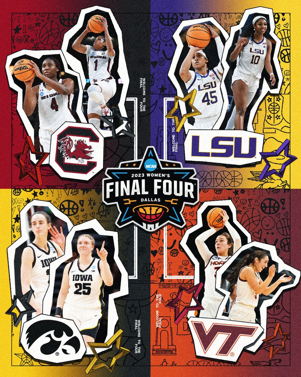 AND THEN THERE WERE 𝐅𝐎𝐔𝐑

#MarchMadness
