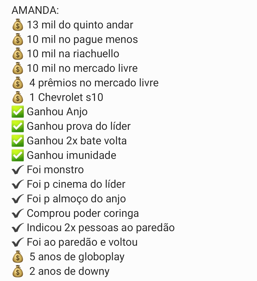 quando a marvvila chegar nessa lista de prêmios e provas aqui e não conseguir se colocar em um paredão em uma votação aberta, eu dou palco e respondo quem tá comparando ela com a marvila.