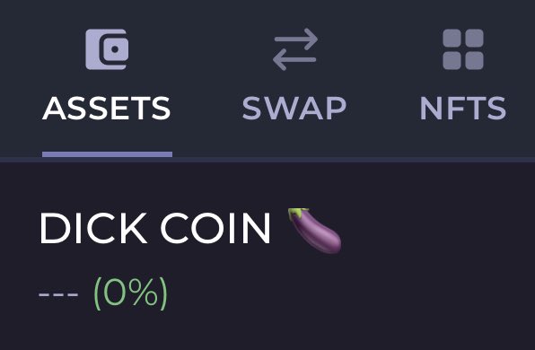 HELDiWanKenHODL's tweet photo. 🍆 do any of my followers want some $DICK ❔
✅ associate 0.0.781589
👇 drop your #hbaraddy https://t.co/RjFpTLh3tj