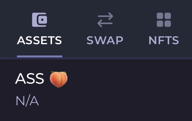 HELDiWanKenHODL's tweet photo. 🍑 do any of my followers want some $ASS ❔

✅ associate 0.0.975289
👇 drop your #hbaraddy https://t.co/mTYjZBN9c6