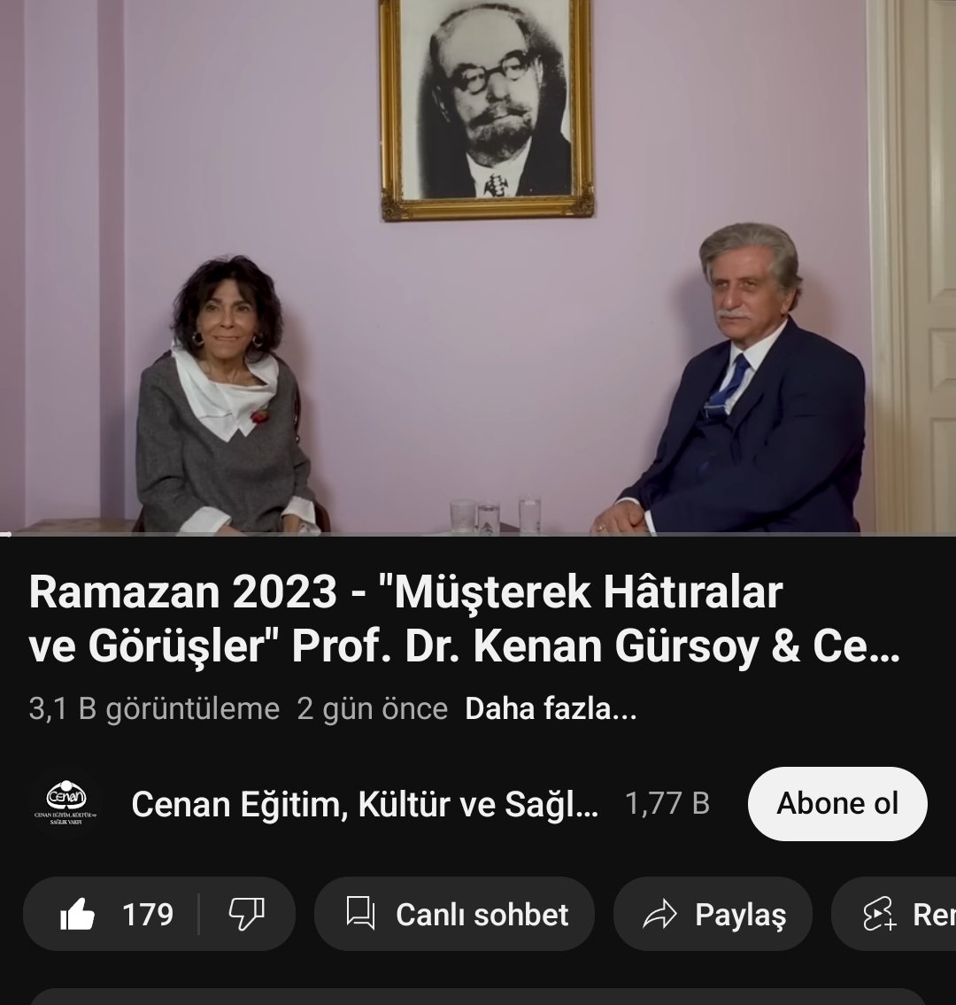 Huzur dolu bir sohbet🩵#kenanerrifaihz🌹
@cemalnur 
@CenanVakfi 
youtu.be/qP2l2F6zOsA