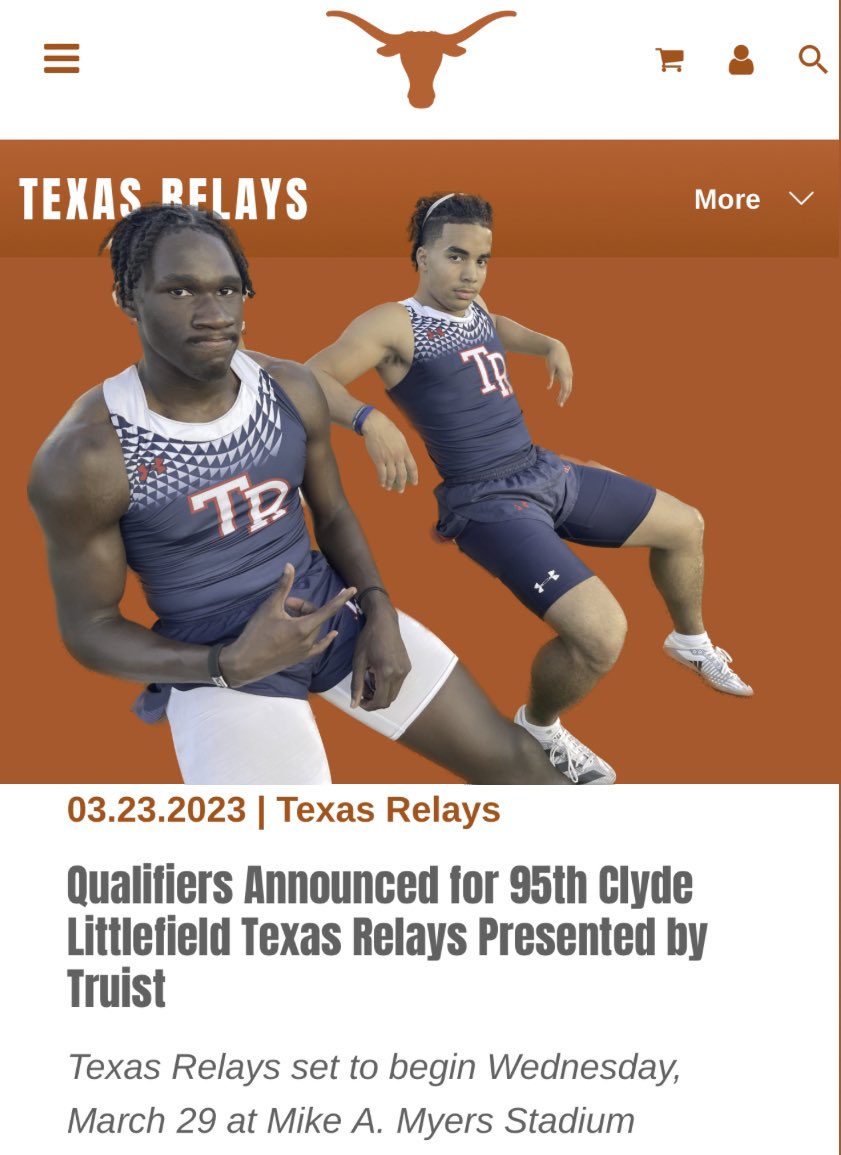 @NeisdAthletics @WeAreTRHS @TRRoughRiderFB @EWMS_athletics @BoysKrueger @TexasTFXC 
Come watch us compete Friday March 31st and Sat April 1st!
TR has every opportunity to be successful on any platform…See you soon! This could be YOU!
🤘
#ComeJoinUs #TheVELT #TeddyFast