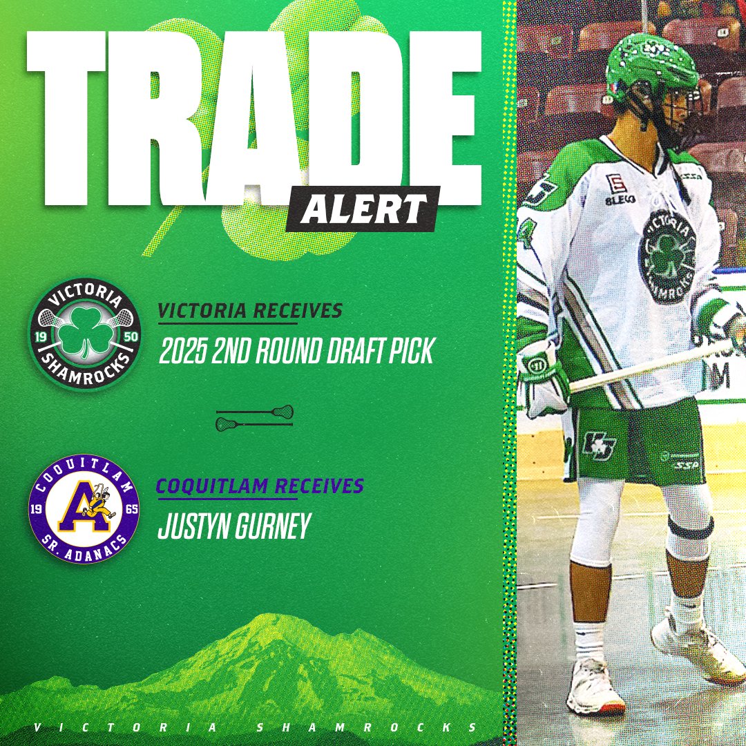We have completed a trade that sees left-handed defender Justyn Gurney head to Coquitlam in exchange for a 2nd round draft pick in 2025. Thank you Justyn!