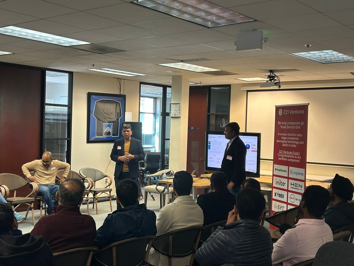 Z21Ventures's tweet photo. It was our pleasure to host many of our community members and portfolio companies at the Silicon Valley Bay Area meetup yesterday. We are looking forward to the continued collaboration in the months and years to come.

#z21community #entrepreneurship #indiastartups https://t.co/Gsx45x7YBi
