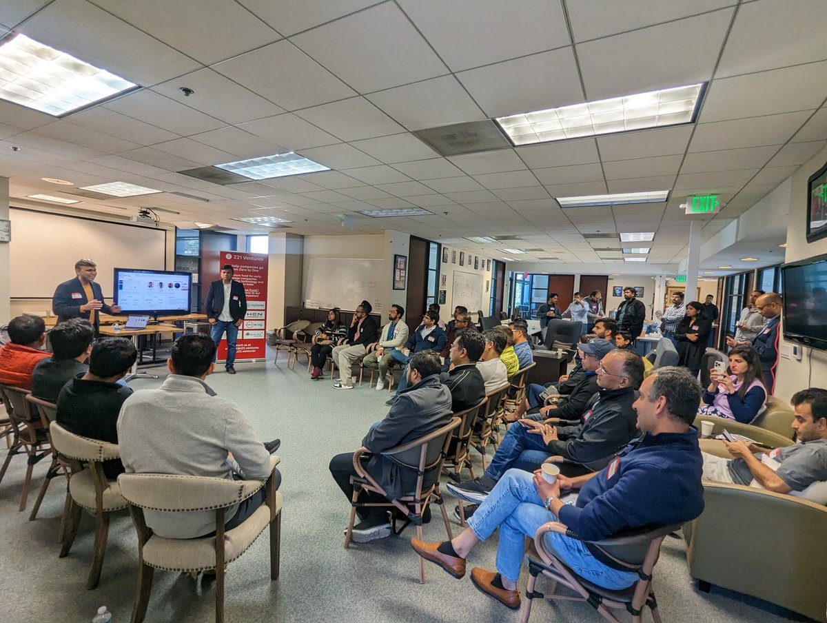 Z21Ventures's tweet photo. It was our pleasure to host many of our community members and portfolio companies at the Silicon Valley Bay Area meetup yesterday. We are looking forward to the continued collaboration in the months and years to come.

#z21community #entrepreneurship #indiastartups https://t.co/Gsx45x7YBi