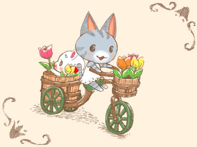 春はサイクリングしたくなります 