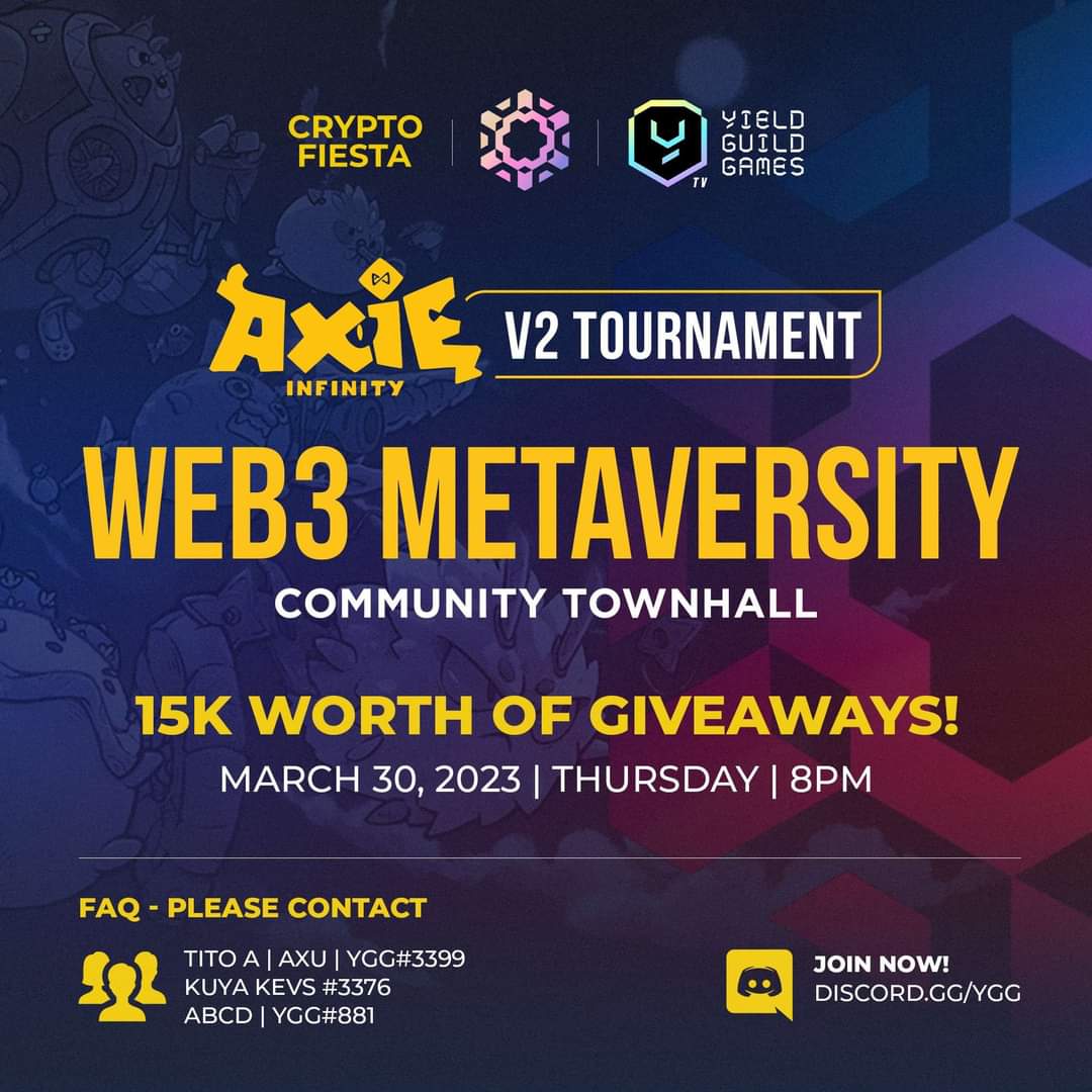 Ibalik ang <a href="/AxieInfinity/">Axie Infinity</a>  v2 Classic?

Heto na! Axie Online v2 Tournament this coming Thursday. ⚔️

Details: 👇