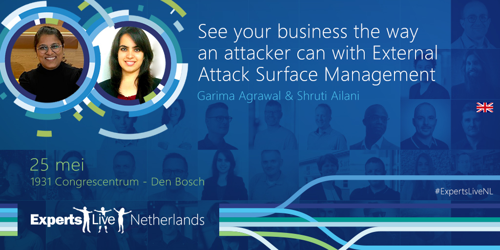 garima2510's tweet image. Keeping up the streak, @ShrutiAilani and I will be diving deeper than before on External Attack Surface Management (#EASM) at Experts Live Netherlands this May. Zero faff, full substance! 💪
Stay tuned, #register and get your tickets for such exciting stuff! #expertslive