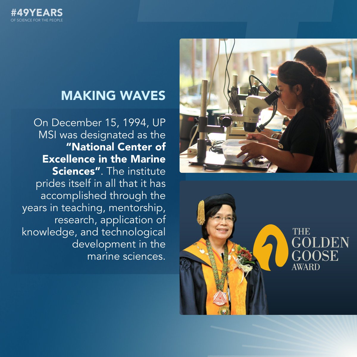 UP Marine Science Institute tweet media