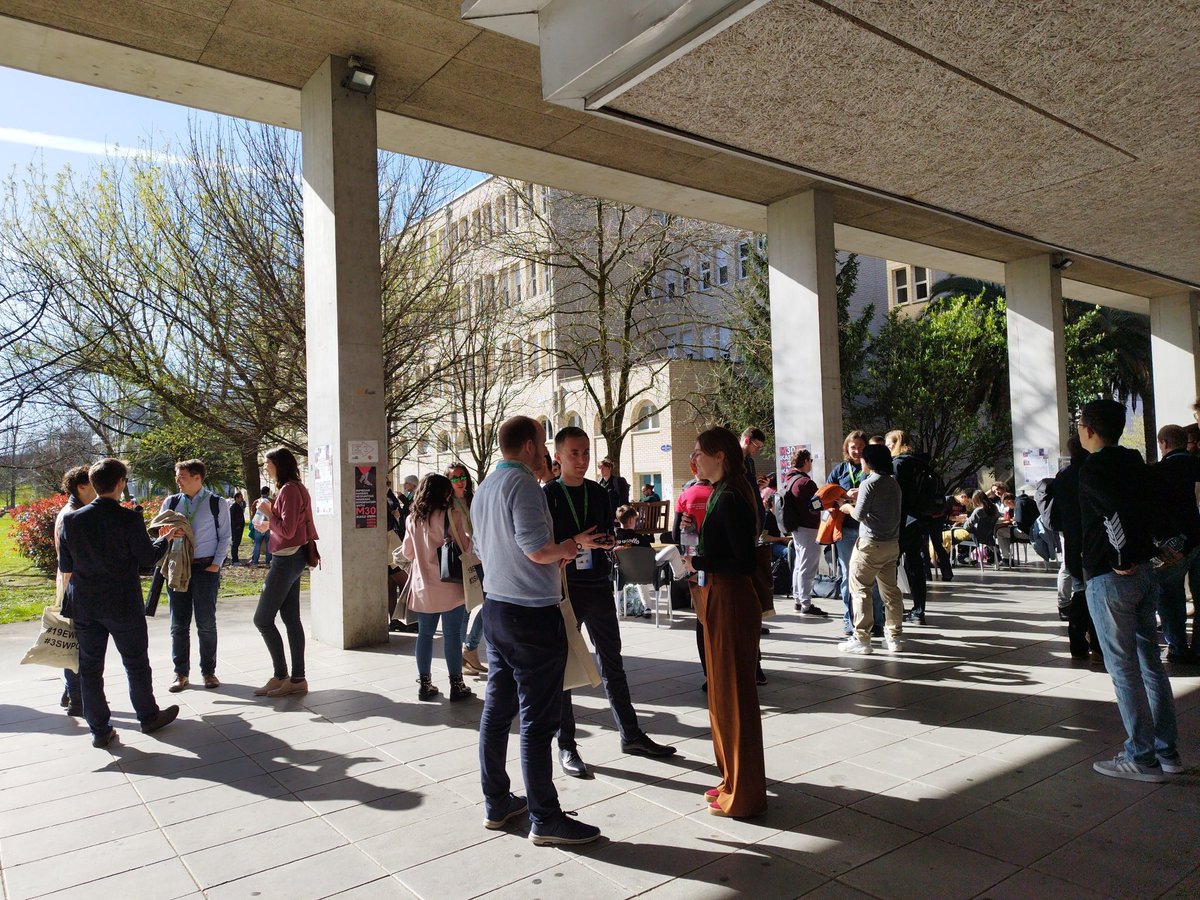 Enjoying the coffee break and a very nice weather 🌞  #19EWPC #3SWPC.