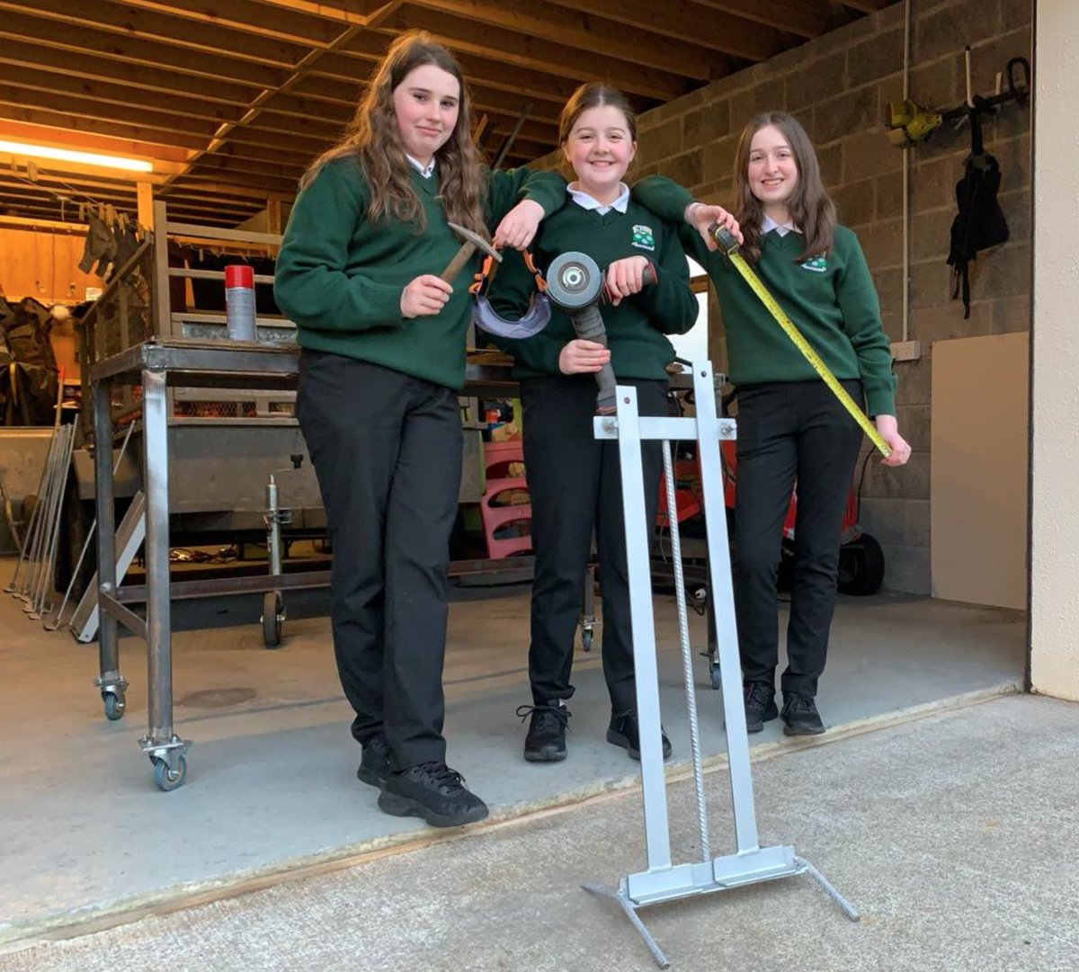 #TeamKerry 

Well done to Junior Category winners  Freya, Amy & Alex.
Their product -  “The Grasper” is a wonderful product which is could be a real game changer for Health & Safety on the Farm.

See you in Croke Park!