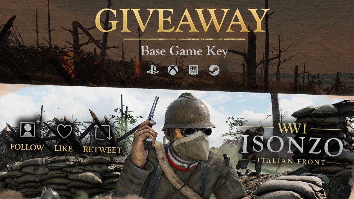 🎁 Anoter giveaway 🎁

As promised, at 14k we would do another giveaway !
So if you weren't lucky last time, be sure to join again~ 
Winners will be contacted tomorrow 🫡

#WW1 #Isonzo #giveaway