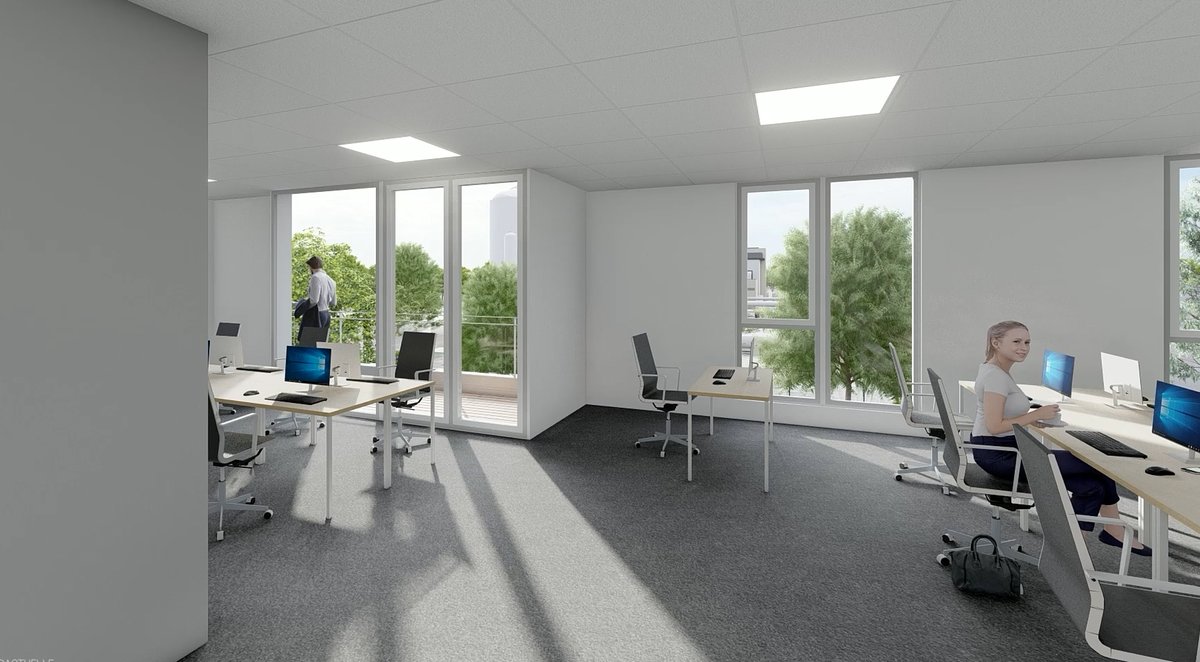 LA4plus's tweet photo. Développement du 1er City Dock en France à Moissy-Cramayel (77) pour Panattoni, le projet se compose de 4 bâtiments de 3000m² divisibles destinés aux entrepreneurs du Grand Paris Sud. 
BREEAM V.Good Biodiversity, livraison 2024
Merci à S. Cals, J. Petit, F. Bonneville &amp; P. Dick https://t.co/10QRzHc5as