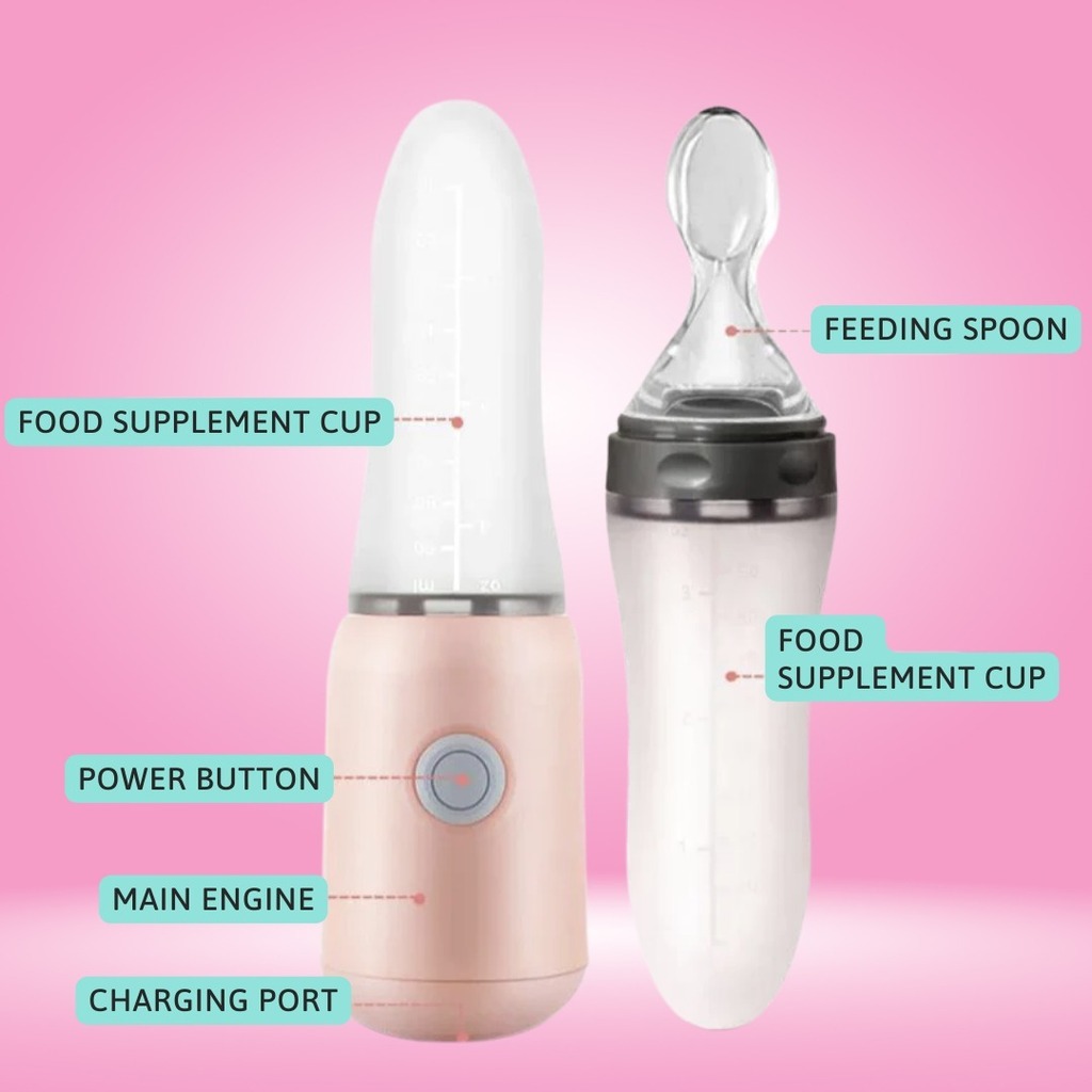 INOBYUK's tweet photo. Did you know our new portable baby blender doubles as a spoon? 

Simply blend up your ingredients and switch the food supplement cup over to the feeding spoon connector and you’re ready to have one happy baby!

#inoby #inobyuk #blender #babyblender #blen… https://t.co/3ywfVwcuHk https://t.co/kB0pz5YhCJ
