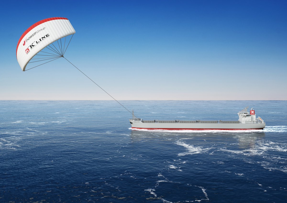 Congratulations to K Line and J-Power for theircollaboration to reduce GHG emissions from shipping, in which Seawing #windpropulsion will play a major part. 

Read more:
bunkerspot.com/global/58628-g…
