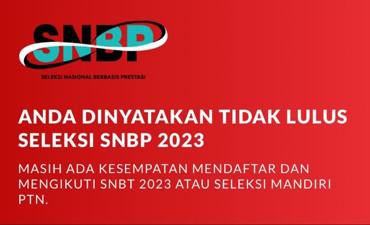 Ianadelyey's tweet photo. barang syp yg tdak lolos snbp maka akan lolos snbt https://t.co/uhni5dp0Nv