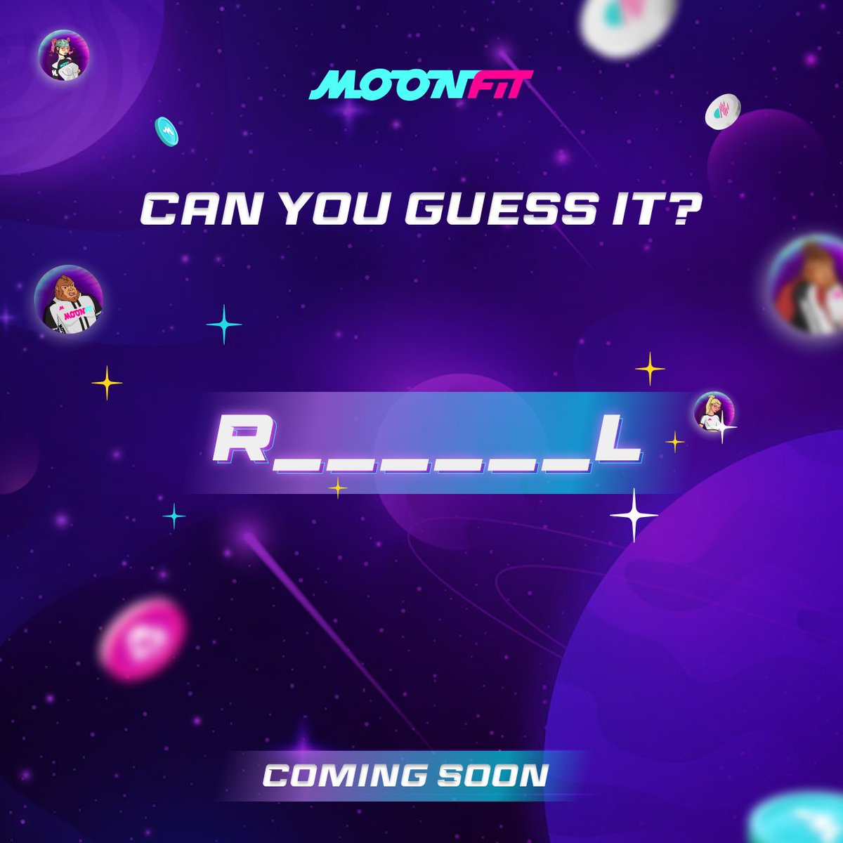 👀 Sneak peek alert! 

Ready to earn more rewards for getting fit with ______ feature? 🎁

Stay tuned for the upcoming reveal! 🥳
#MoonFit #Web3Fitness