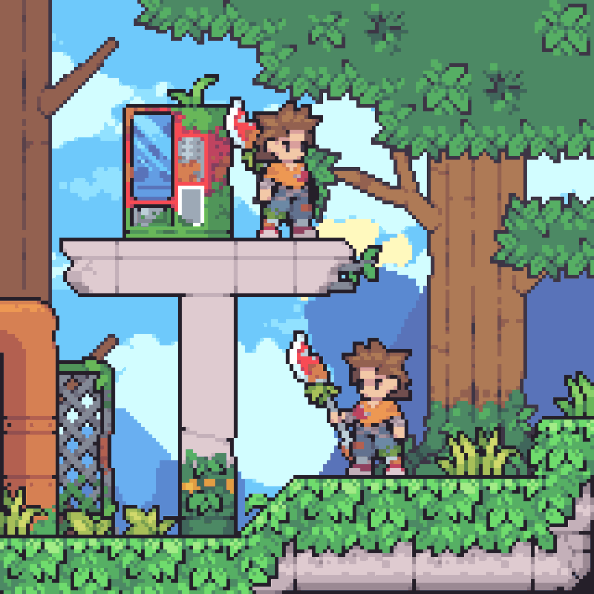 Andro01Art's tweet photo. A simple style for the characters but very functional

What do you think of the style for the #AssetPack characters?

#PixelArt #IndieDev #GameDev #ArtWork https://t.co/LLVzslV7F9