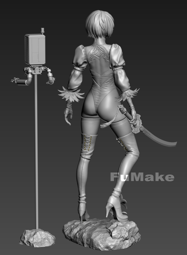 Arkey929's tweet photo. 除了2B，輔助機Pod042也有強化，Coming soon..
#2B
#Nier
#NierAutomata https://t.co/ropIVWiKao