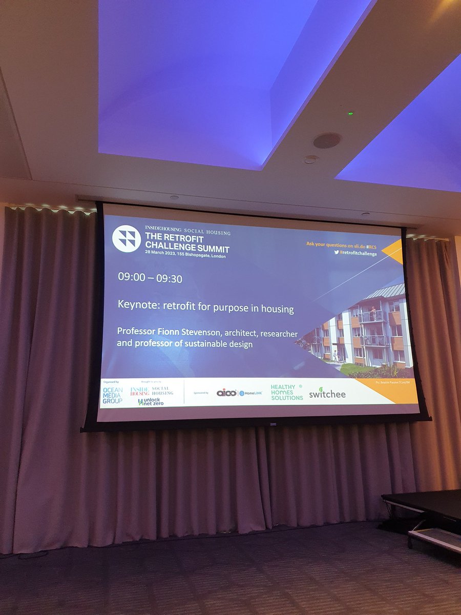 JoThrive's tweet photo. Looking forward to an interesting day hearing and talking about the retrofit challenge. #retrofitchallenge 
Timing is perfect as Thrive has secured SHDF wave 2 funding https://t.co/r7DjrdUfd4