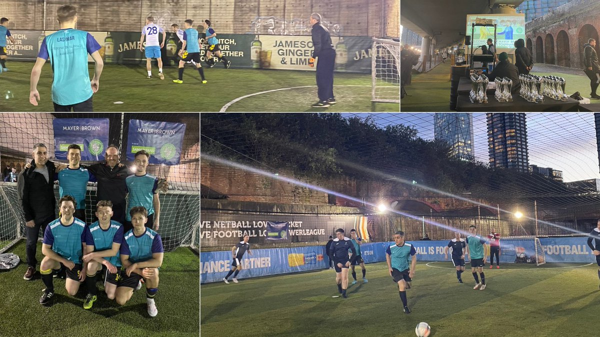 On Friday 24th March 4 Stone Buildings played in <a href="/Mayer_Brown_UK/">Mayer Brown UK</a> charity 5-a-side football match, bringing home the runner’s up trophy!

Proceeds from the event went to two important charities, <a href="/samaritans/">Samaritans</a> and Weavers Adventure playground.