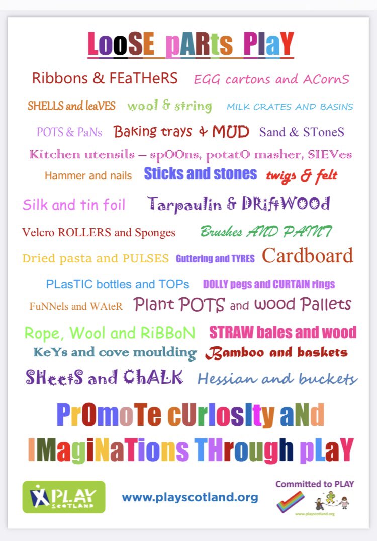 PiPtraining23's tweet photo. Loose parts ideas. #Playscotland #looseparts https://t.co/W1WG4TrdpY