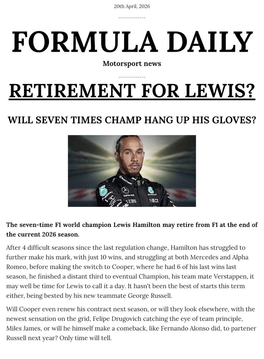 vAirMiles's tweet photo. Rumours afoot before the #EmiliaRomagnaGP @LewisF1Game https://t.co/nInNlw7qEM