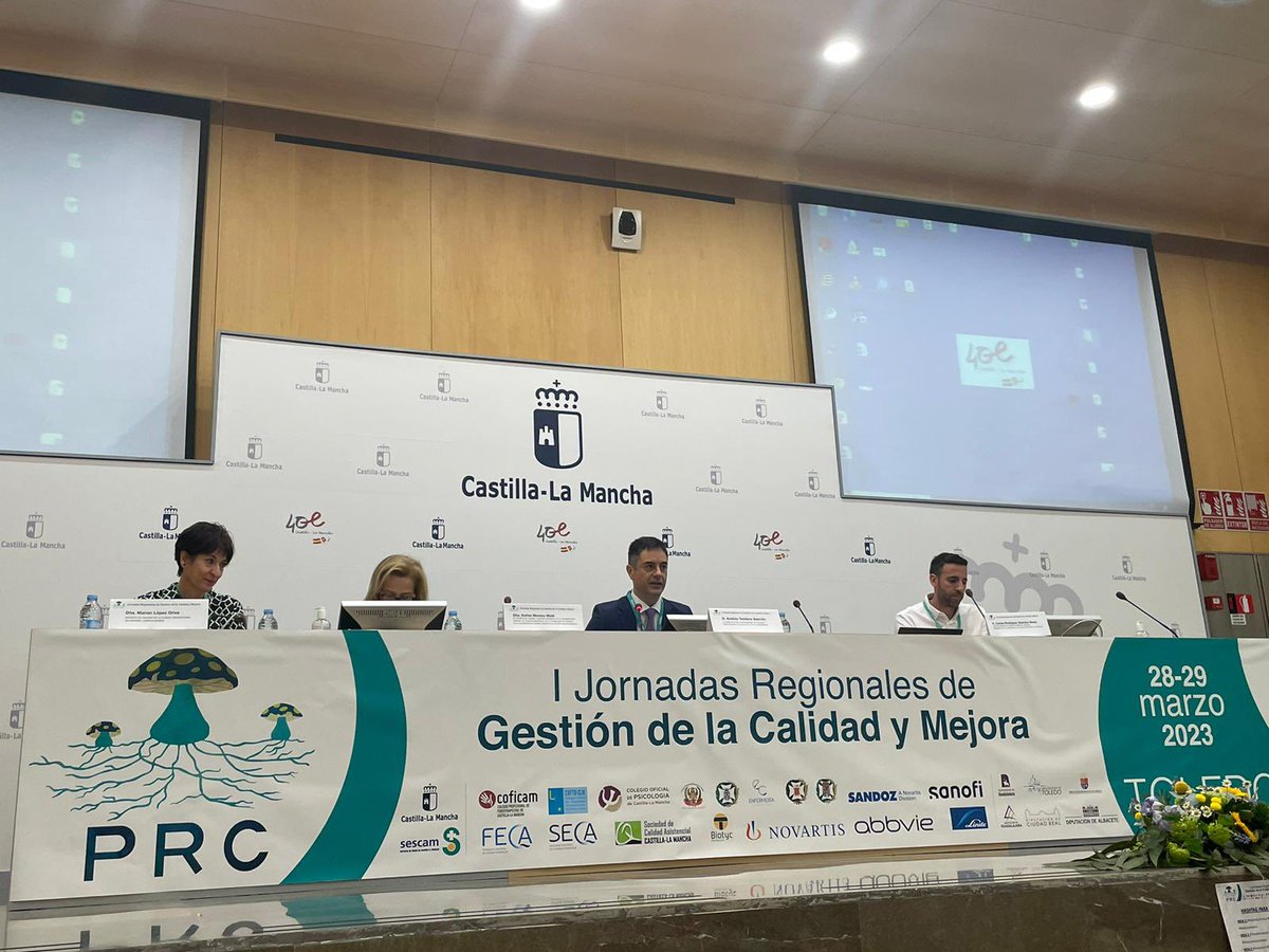 hoyosvm's tweet image. Andrés Tendero, codirector del Plan Regional de Calidad de @SanidadCLM, moderador de lujo de la Mesa “#Mejora continua de la Asistencia Sanitaria a través del Mantenimiento e Implantación de #Modelos #Integrados de #Gestion” Combina profesionalidad con dinamismo de maravilla!! 😊