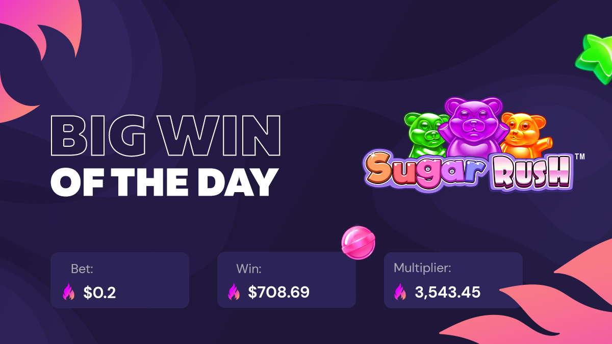 This FJ user hit a 3,543 multiplier on Sugar Rush by Pragmatic Play &#127853;

Describe this slot in 2-3 sentences for a chance to win some free spins.

Retweet to participate.