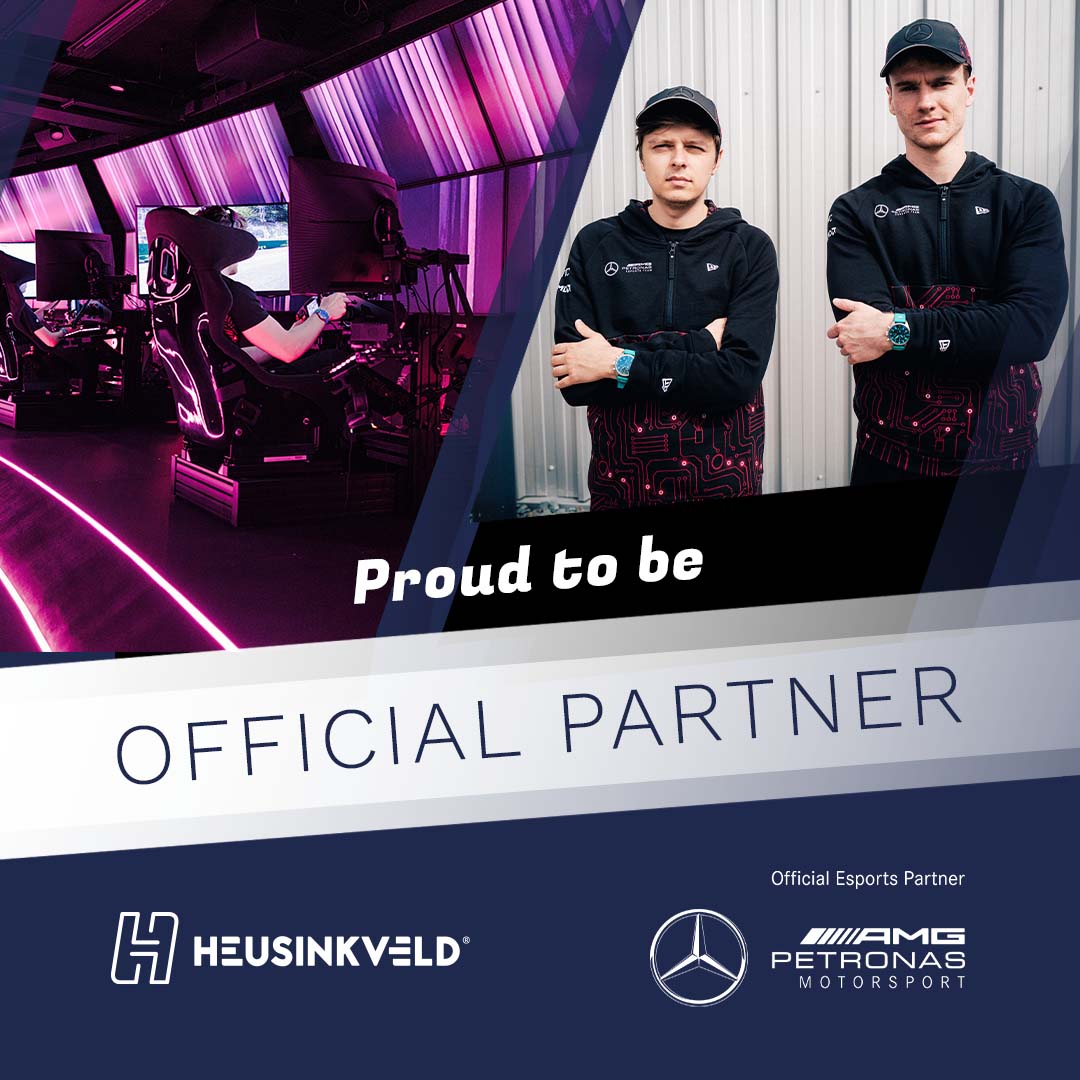 Heusinkveld (@heusinkveldeng) on Twitter photo We're delighted that the partnership with <a href="/mercedesf1esp/">Mercedes-AMG PETRONAS Esports Team</a> is being extended for 3 more years & are happy to announce that we're an official partner now! We're proud of the added value that we achieve with the feedback from their drivers & engineers allowing us to keep improving๐ค. We're delighted that the partnership with <a href="/mercedesf1esp/">Mercedes-AMG PETRONAS Esports Team</a> is being extended for 3 more years & are happy to announce that we're an official partner now! We're proud of the added value that we achieve with the feedback from their drivers & engineers allowing us to keep improving๐ค.