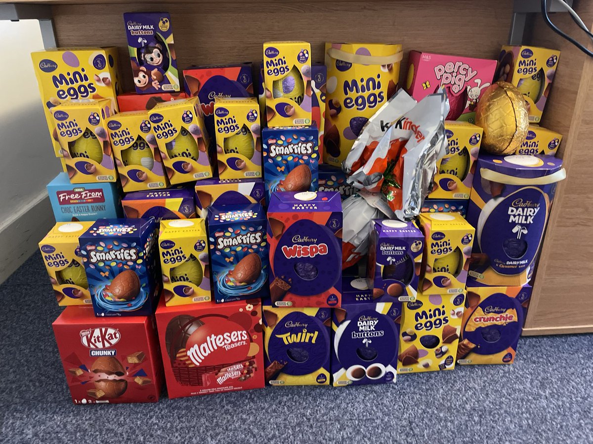 Kelvinside1878's tweet photo. Thank you to everyone who donated an Easter egg today for the raffle tomorrow during break! #KACommunity https://t.co/euCaEiZVEJ