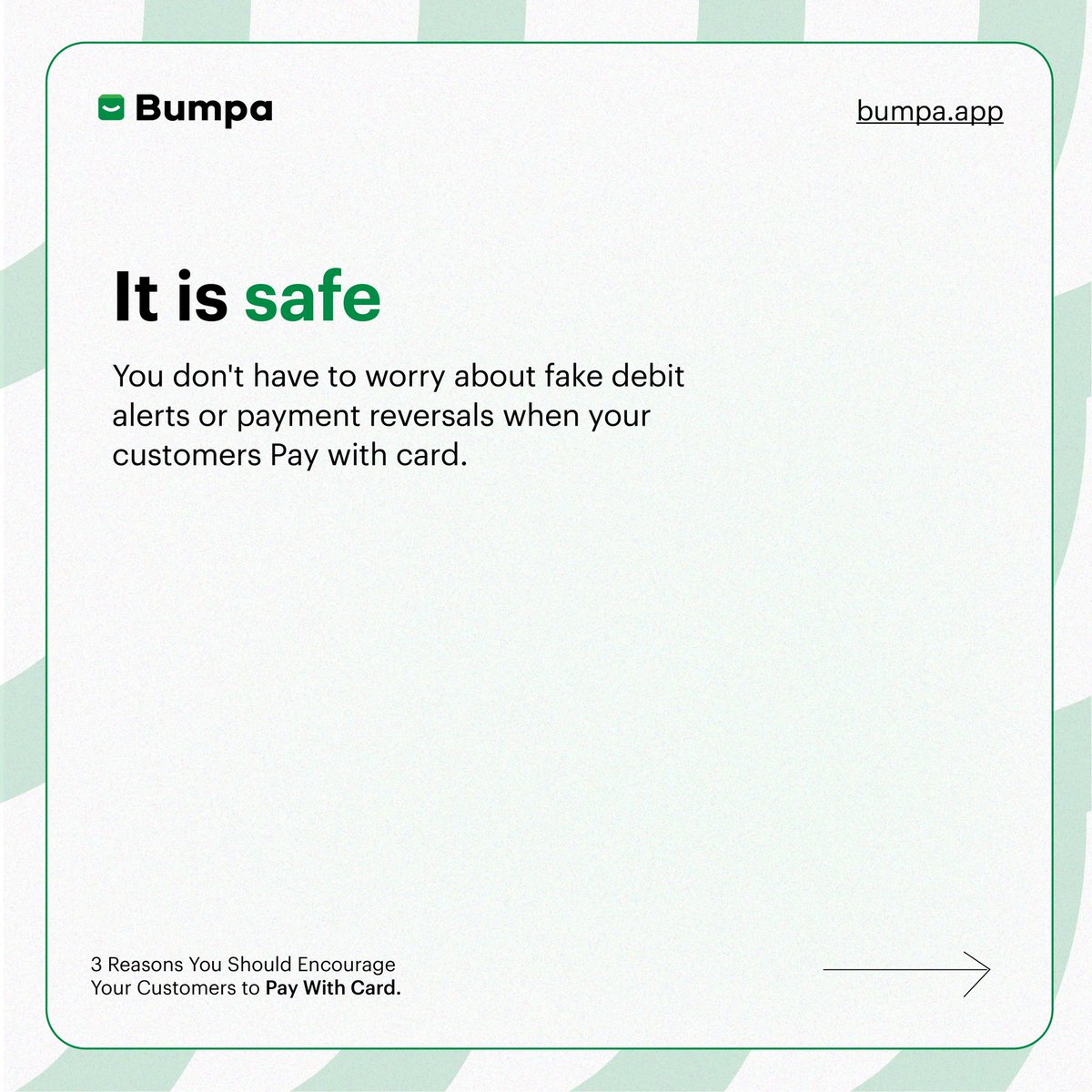 getBumpa's tweet photo. At Bumpa, we are passionate about revolutionizing the ecommerce industry through innovative solutions that enable businesses to thrive. Our pay with card option is one of the many ways we are making this possible.
#paywithcard #onlineshopping #ecommerce #bumpa https://t.co/f8MhQvbcnh