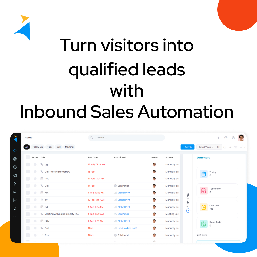 ZixflowApp's tweet image. 🚀 Capture leads 
🚀 Qualify leads 
🚀 Engage customers 
🚀 Convert more prospects 

Automate, regulate, &amp;amp; elevate your Inbound Sales Operations #WithSalesSimplify AI-powered software. 

Hard to believe? Try for yourself!
🔗salessimplify.com/solutions/inbo…

#SalesSimplify #SalesAutomation