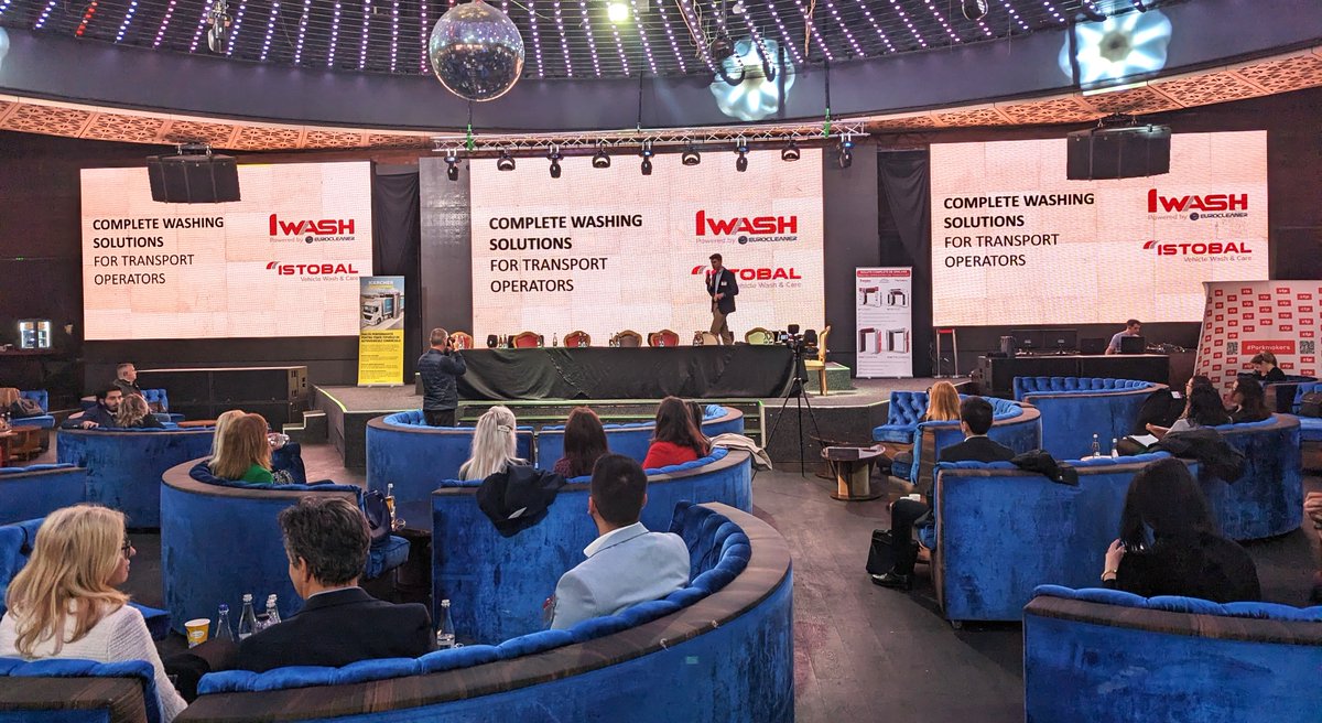 istobal_corp's tweet photo. Great job of our Romanian distributor, #Iwash Eurocleaner, during #GalaTranzit2023 in #Bucharest, where it presented #ISTOBAL’s comprehensive solutions to increase profitability in commercial vehicle washing. Congratulations!
#heavywash #truckwash #transport #logistic https://t.co/dJlZE8Qun8