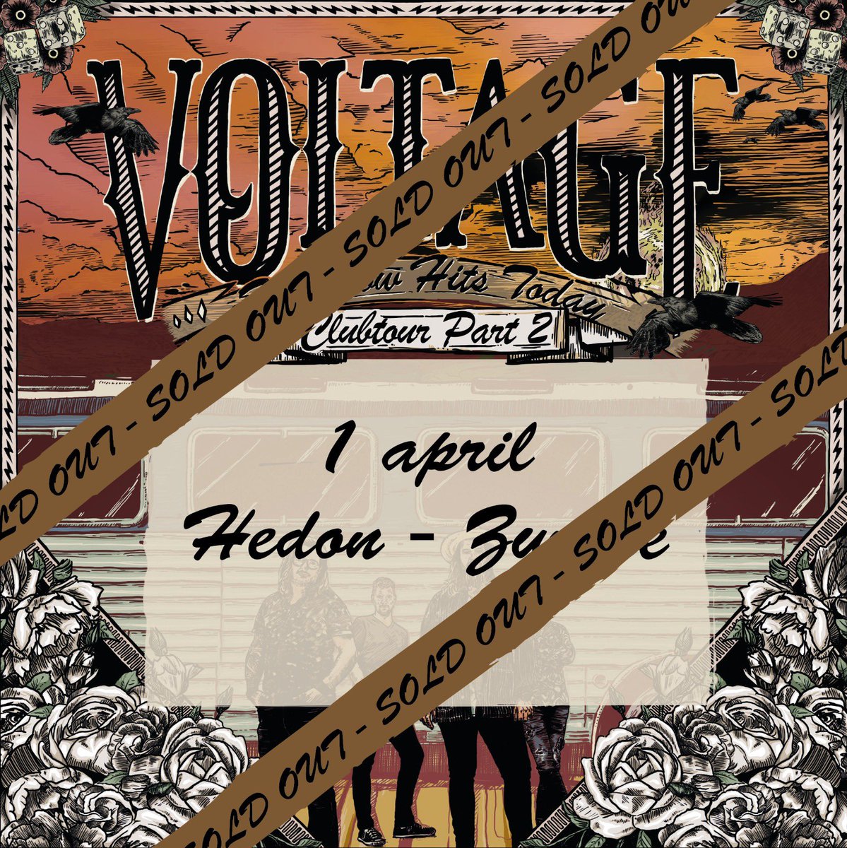 Voltage (@voltage_rocks) on Twitter photo <a href="/Hedon/">Hedon</a> is hartstikke UITVERKOCHT ๐คฉโก๏ธ
Zwolle stelt nรณรณit teleur want รกlle kaarten van a.s. zaterdag zijn verkocht. Dat wordt rammetje vol, rock and roll! ๐ฅ
06-05-2023: <a href="/Groene_EngelOss/">Groene Engel</a> - bit.ly/3FE9qw8
07-05-2023: <a href="/grenswerkvenlo/">Poppodium Grenswerk</a> - bit.ly/3uDsWm8
Voltage โก๏ธ <a href="/Hedon/">Hedon</a> is hartstikke UITVERKOCHT ๐คฉโก๏ธ
Zwolle stelt nรณรณit teleur want รกlle kaarten van a.s. zaterdag zijn verkocht. Dat wordt rammetje vol, rock and roll! ๐ฅ
06-05-2023: <a href="/Groene_EngelOss/">Groene Engel</a> - bit.ly/3FE9qw8
07-05-2023: <a href="/grenswerkvenlo/">Poppodium Grenswerk</a> - bit.ly/3uDsWm8
Voltage โก๏ธ