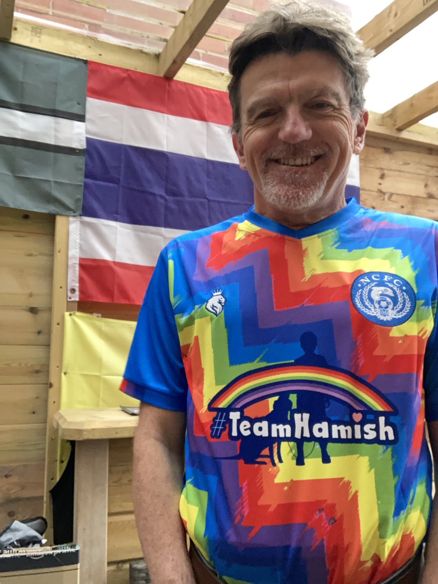 Loving my <a href="/NairnCounty/">Nairn County FC</a> shirt from <a href="/hgsportswear/">HOPE + GLORY</a> that supports #teamhamish. Find out more about the good this shirt does here: #RaiseTheBar goodreads.com/author_blog_po…