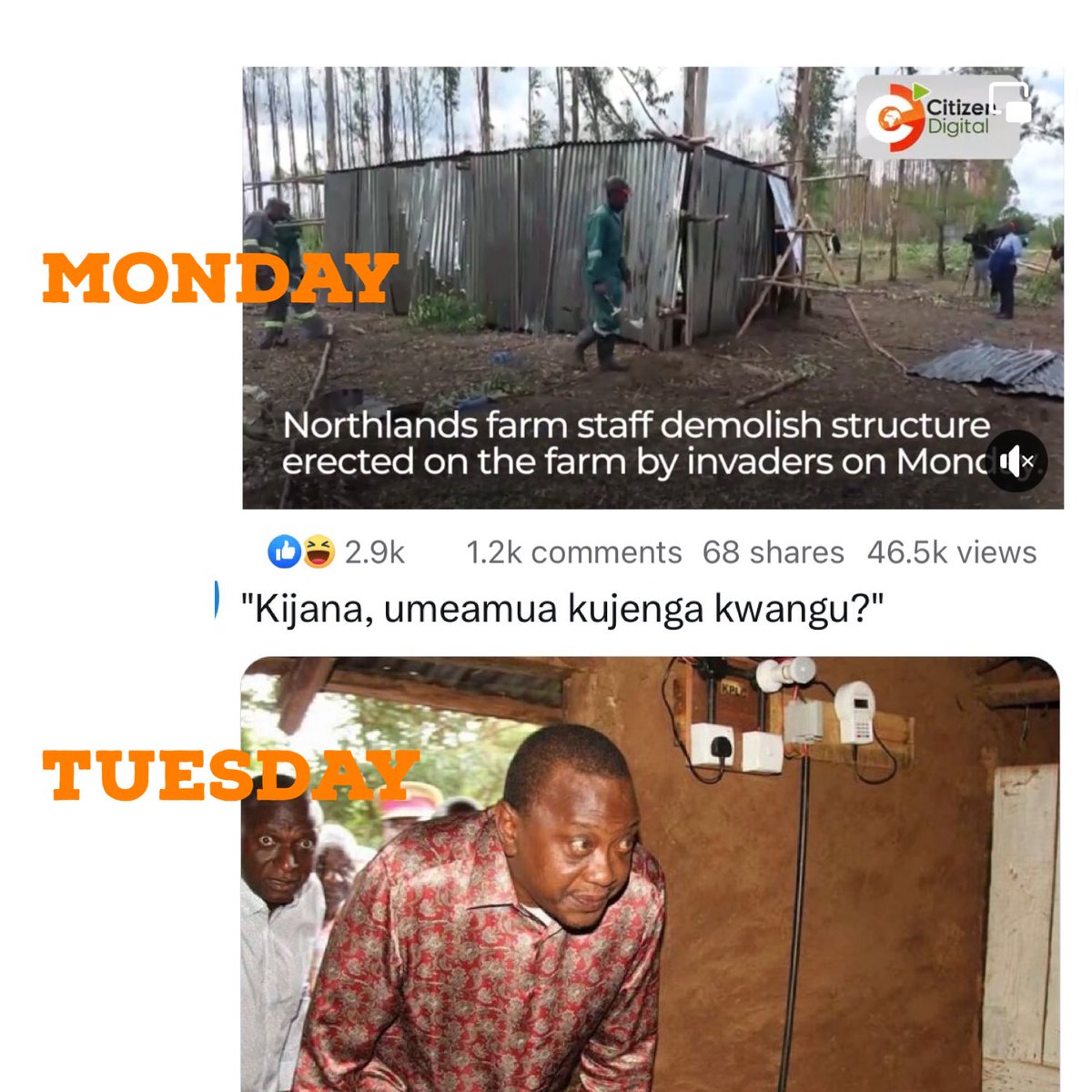 vaafricabaskets's tweet photo. Weh!! #MaandamanoMondays #UhuruKenyatta #NorthlandsCity https://t.co/RpKkCQJqUx
