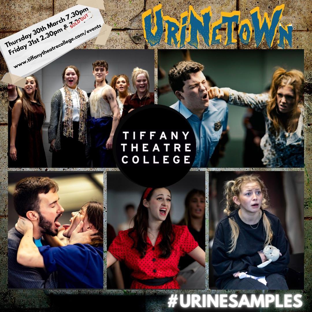 “What is Urinetown?” - a question we’ve been asked a lot! 

Here are some pictures from our final studio rehearsal to give an insight into the show…. Some Urine-Samples you might say…

Limited tickets still available via tiffanytheatrecollege.com/events