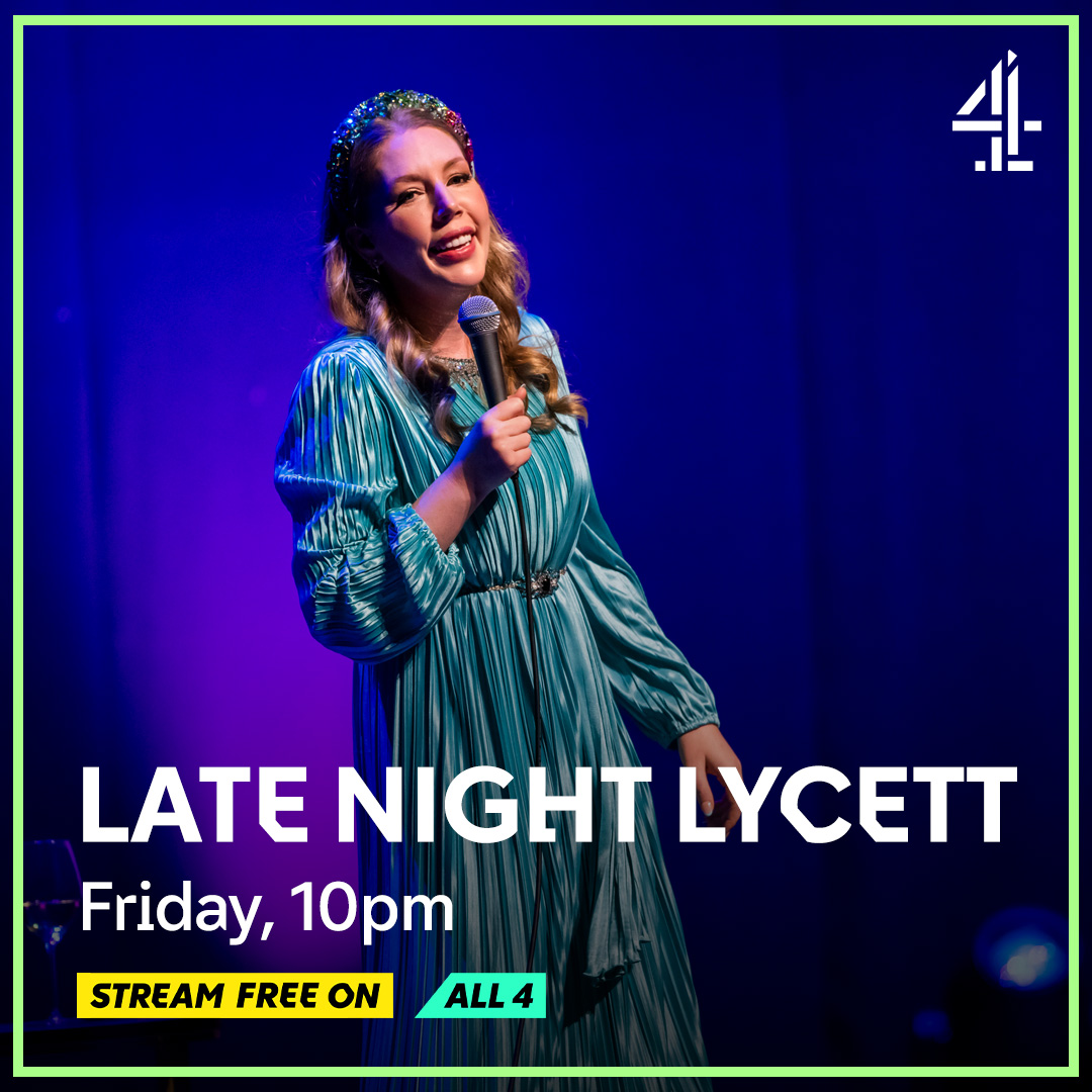 Channel 4 (@Channel4) on Twitter photo 2023-03-28 09:01:00 This Friday @joelycett brings you a brand new live show! With special guests Joanna Lumley, @Kathbum, @AlisonHammond and many more! #LateNightLycett this Friday at 10pm. This Friday @joelycett brings you a brand new live show! With special guests Joanna Lumley, @Kathbum, @AlisonHammond and many more! #LateNightLycett this Friday at 10pm.