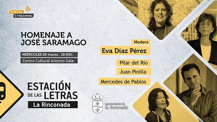 Mañana homenaje a José #Saramago en la Estación de las Letras de #LaRinconada #Sevilla en su Feria del libro. Con Juan Pinilla, Mercedes de Pablos y Pilar del Río. Modera Eva Díaz Pérez

<a href="/JuanPinilla81/">Juan Pinilla</a> <a href="/EvaDiazPerez/">Eva Díaz Pérez</a> <a href="/pabloscandon/">mercedes de pablos</a> y <a href="/delRioPilar/">Pilar del Río</a>