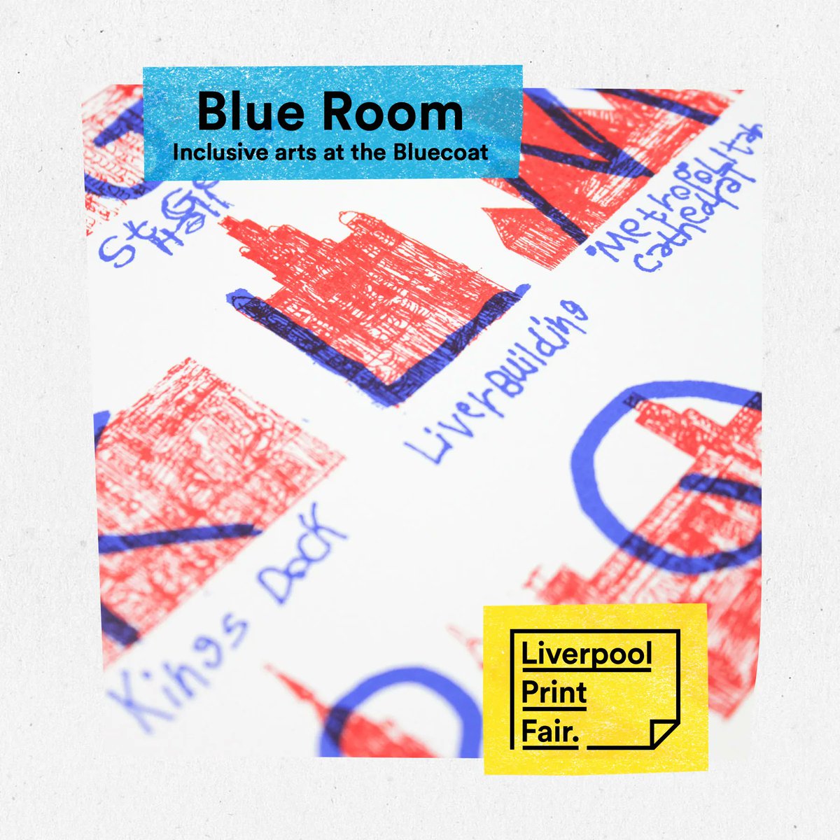lplprint's tweet photo. Blue Room is the Bluecoat's inclusive arts project supporting learning disabled and neurodivergent artists to develop their creative practice and share their work with audiences.

@BlueRoomLIV will be at the fair all weekend on 22nd &amp; 23rd April 11am-5pm. https://t.co/TLSzdxWO63