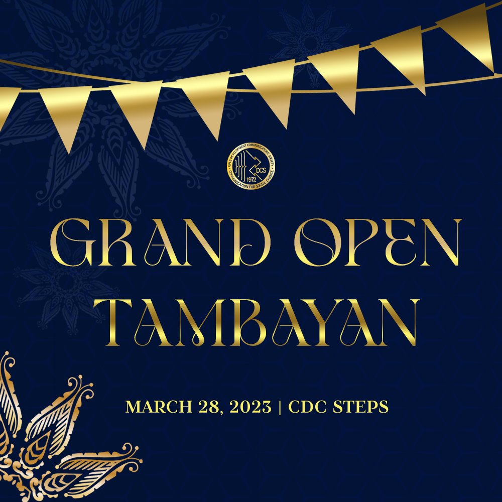 UPLBDevComSoc's tweet image. TODAY IS THE DAY!!! ☀️

Free food, games, and performances await you!! 💃🎤🎸

See you later @7 pm at CDC steps and let's celebrate our golden anniversary through our Grand Open Tambayan!!

Tag your friends!

#ILOVEDEVCOMSOC
#50thYearInService
#DedicationCamaraderieService